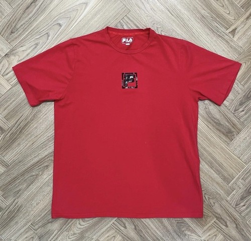 Fila shirt mens medium red - mens,