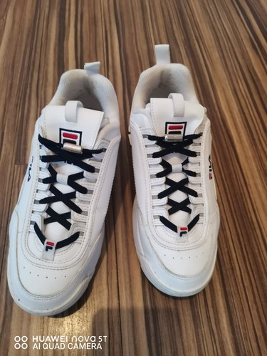 Fila white trainers size - fila,