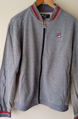 Mens fila tracksuit top large - tracksuit,