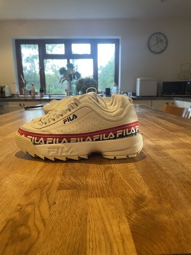 Fila white trainers red - trainers, &