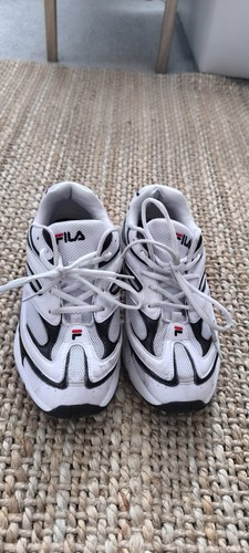 Fila white black - top, lace