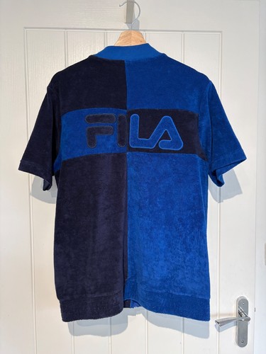 Fila terry velour - zip, blue