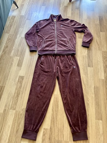 Fila brown velour mens - brown, up