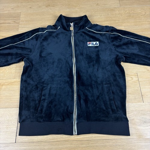 Fila velour track suit top - fila,