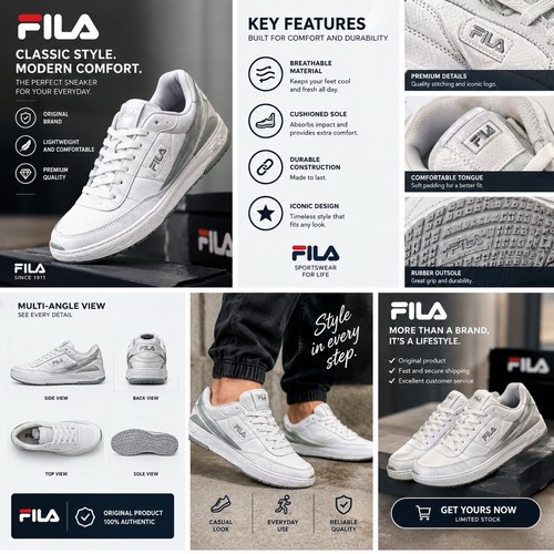 Fila men low top lace - men’s,
