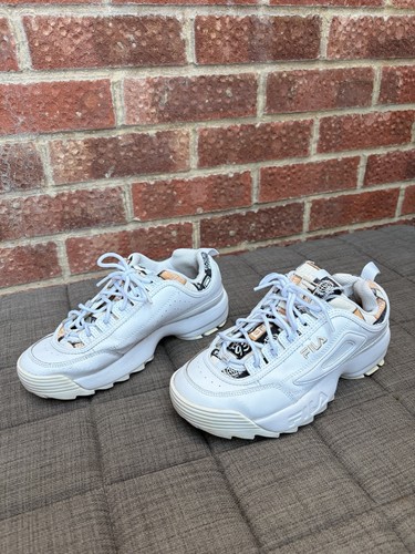 White fila trainers with - trainers,
