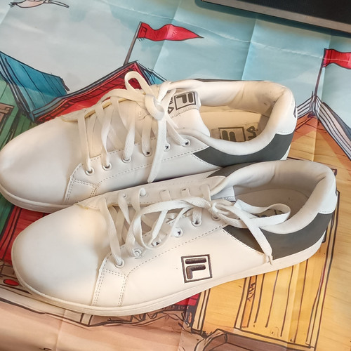 Fila men white - low, top