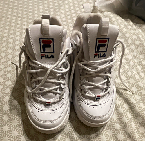 Fila disruptor white - fila, leather