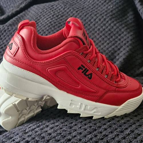 Fila red white - red, up