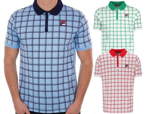 Fila mens polo bobby check - polo,