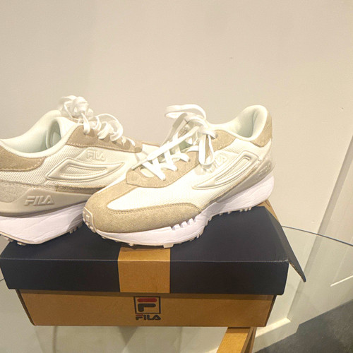 Fila white beige suede low - fila,