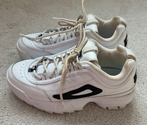 Fila white black low - white/black, top