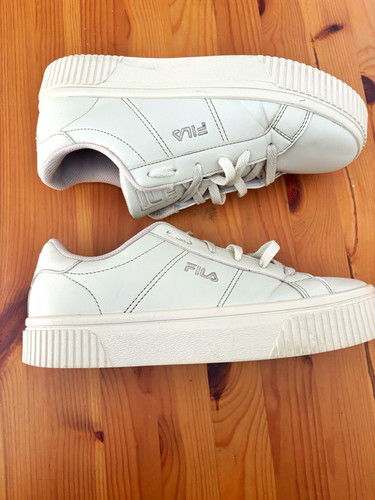 Fila low top trainers cream - fila,