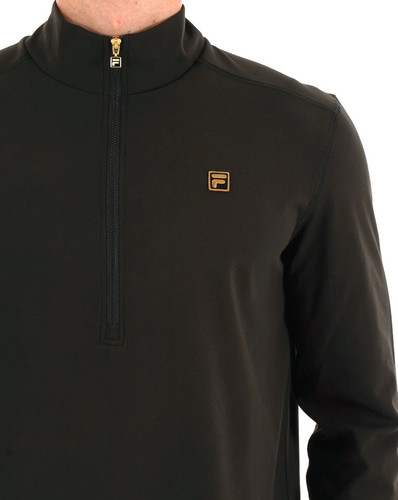 Fila gold half zip top - fila, black