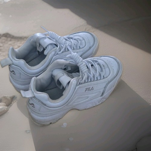 Fila disruptor white low top - fila,