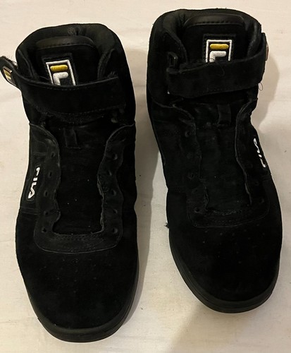 Fila black high top - black,
