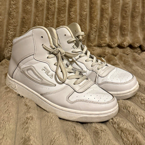 Fila white mid top - top, up