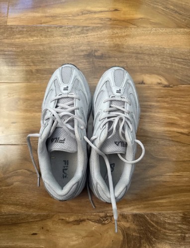 Fila white trainers - fila, size