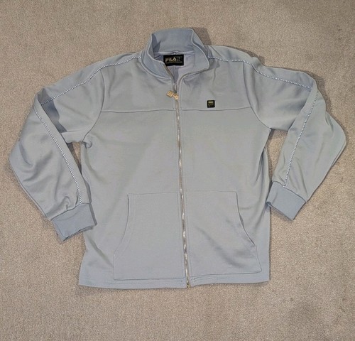 Fila grey tracksuit top medium - fila,