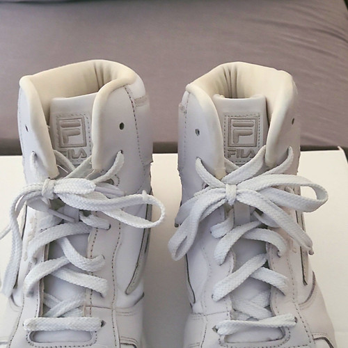 Fila men white high top - men's,